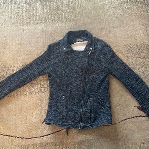 Market and Spruce brand light blazer type zip up sweater/jacket